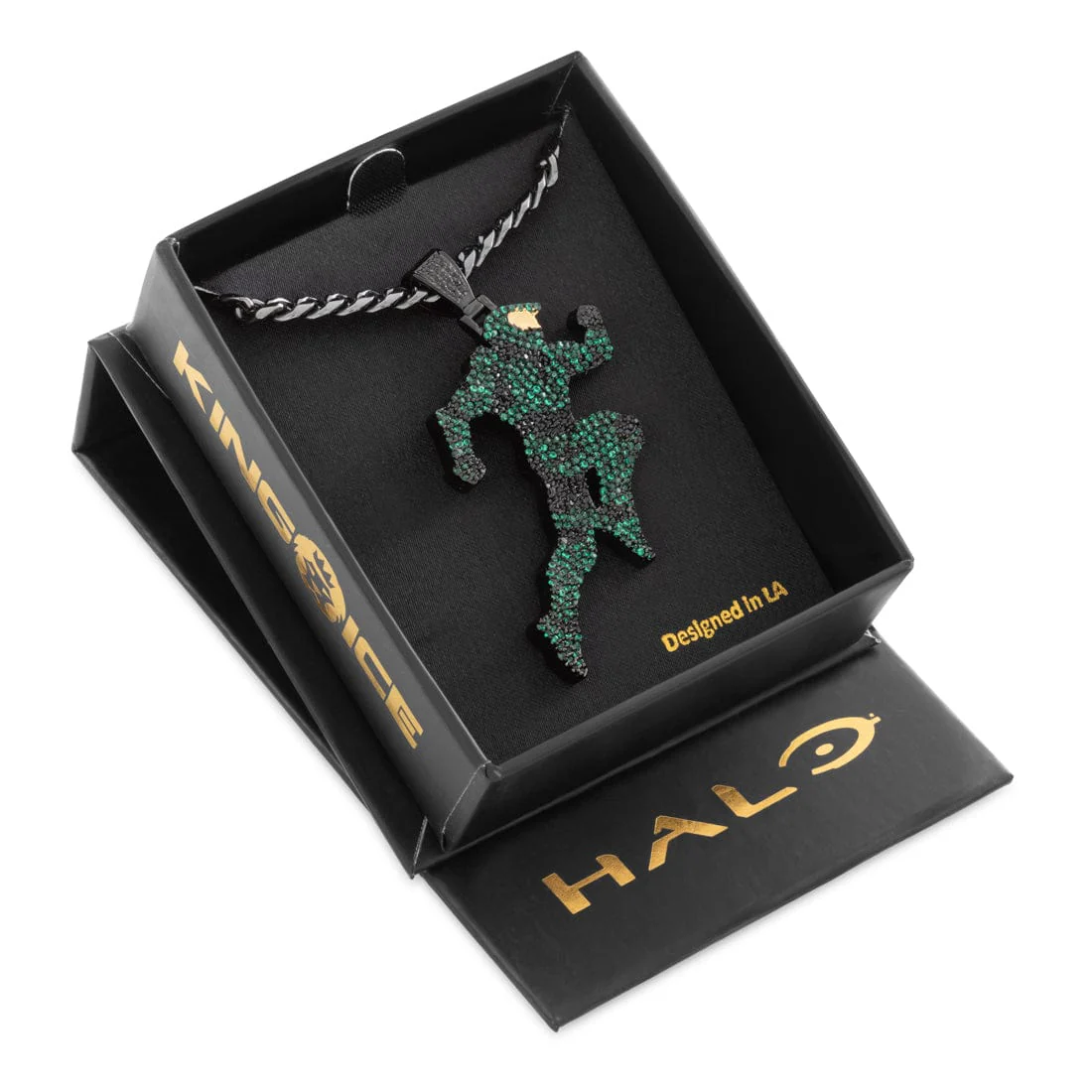 Halo x King Ice - Sprinting Master Chief Necklace - Image 4
