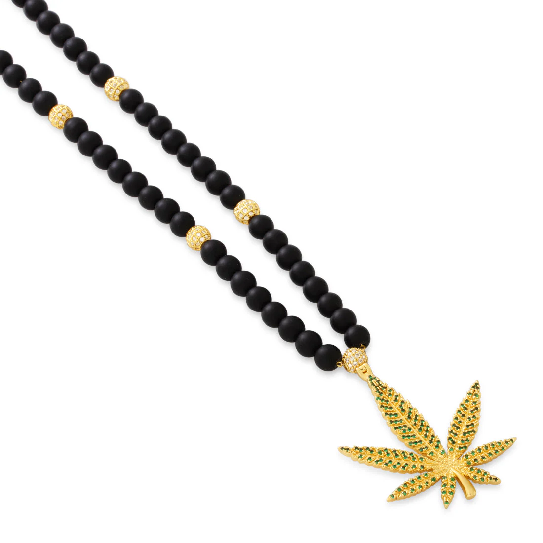 High Rise Cannabis Leaf Necklace - Image 3