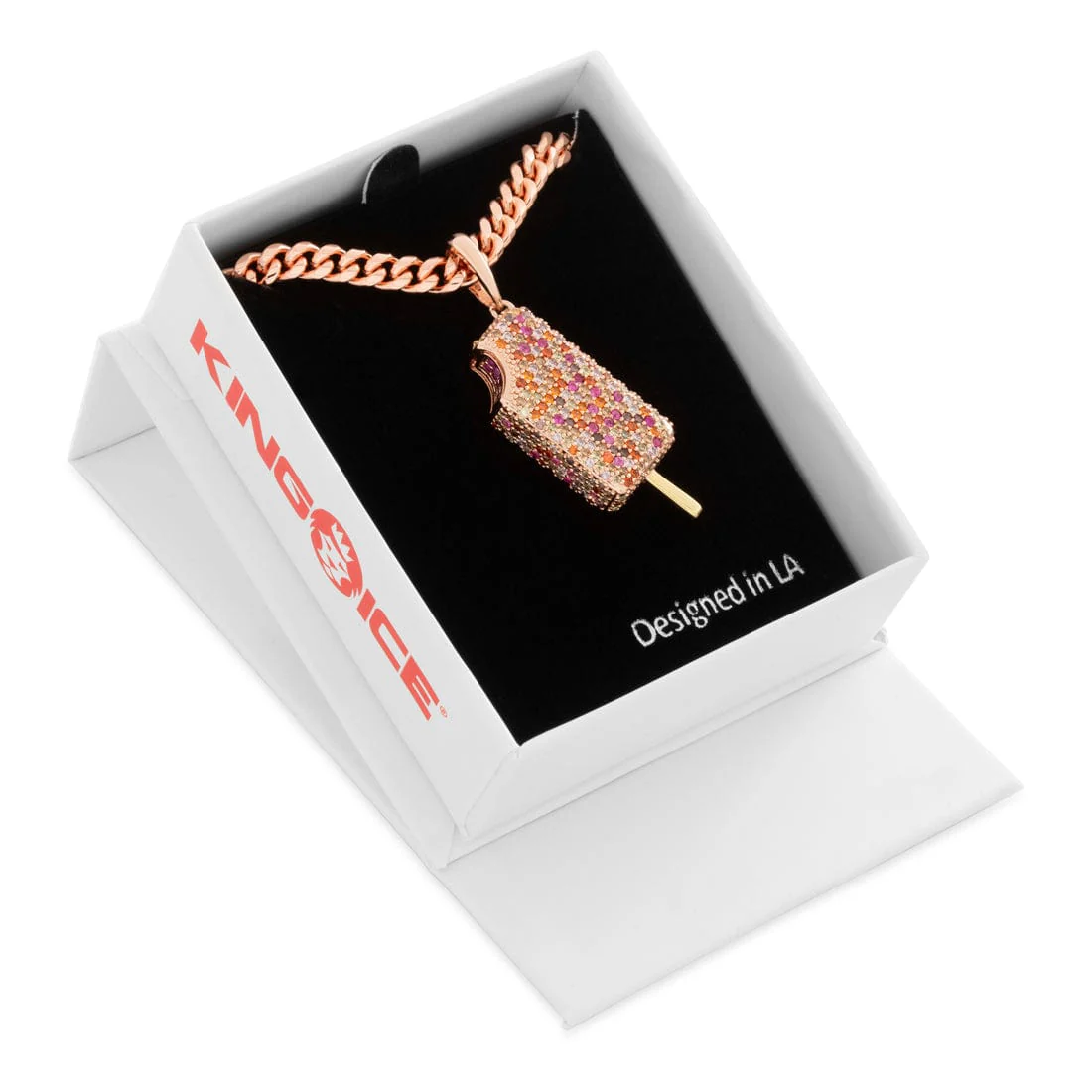 Ice Cream Collection x King Ice - Good Humorâ„¢ Strawberry Shortcake Necklace - Image 4