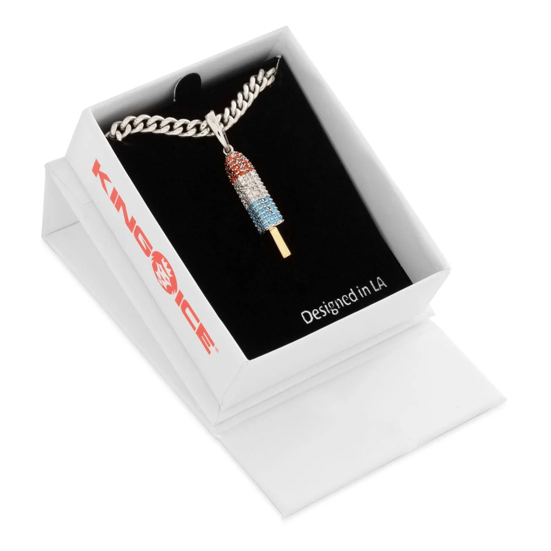 Ice Cream Collection x King Ice - Popsicleâ„¢ Firecrackerâ„¢ Necklace - Image 4