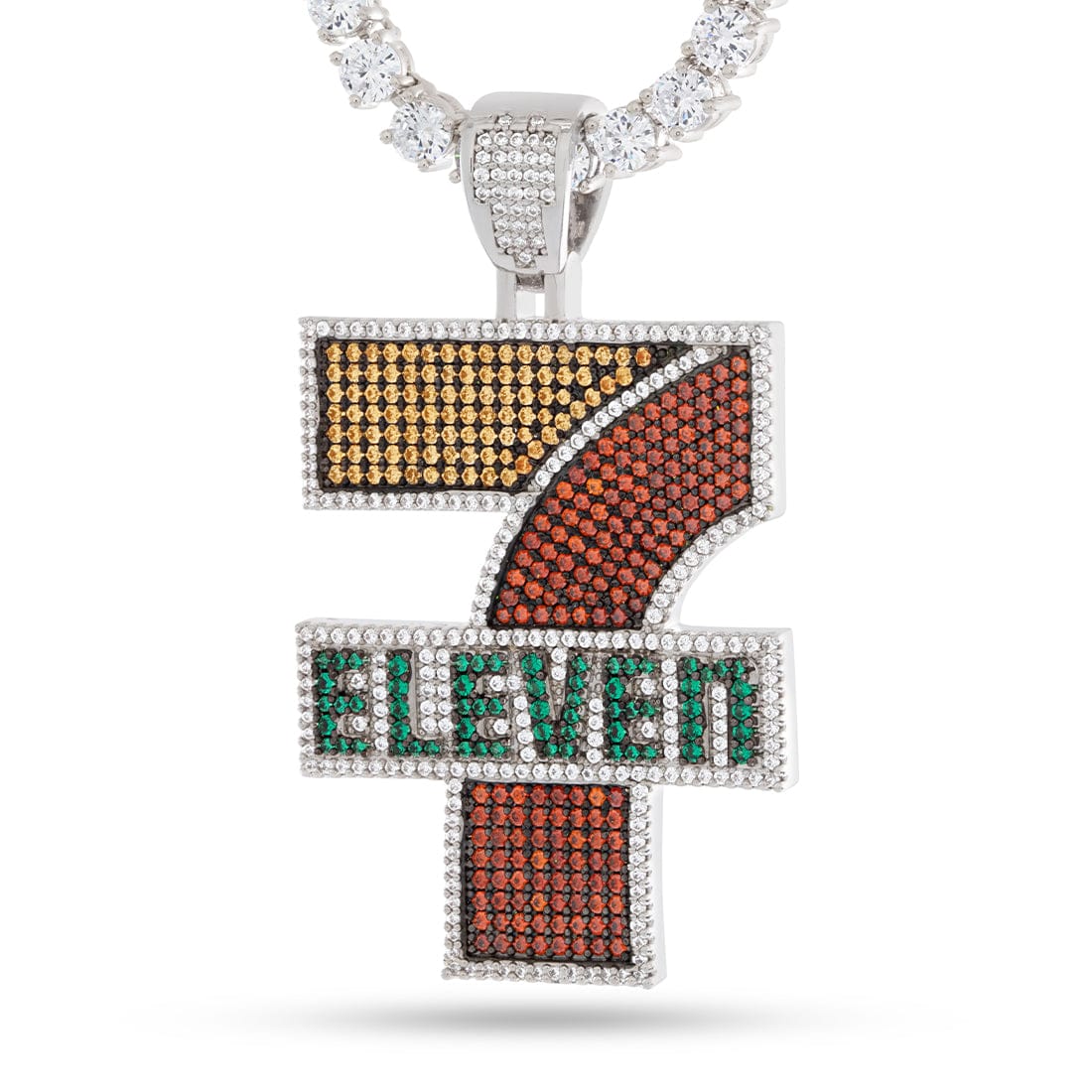 SlurpeeĀ® x King Ice - Iced 7-ElevenĀ® Logo Necklace - Image 5