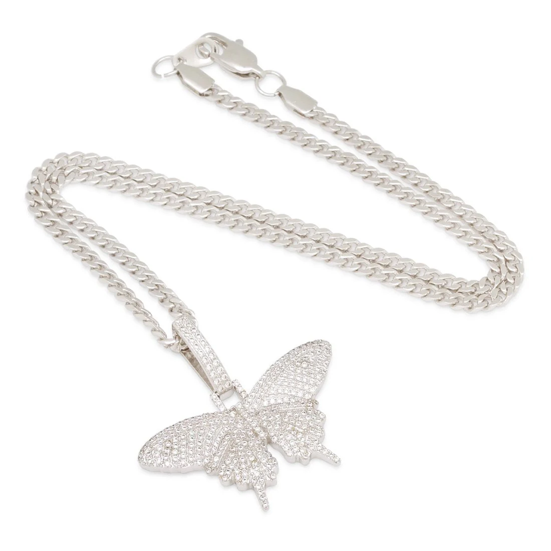 Iced Butterfly Necklace - Image 8