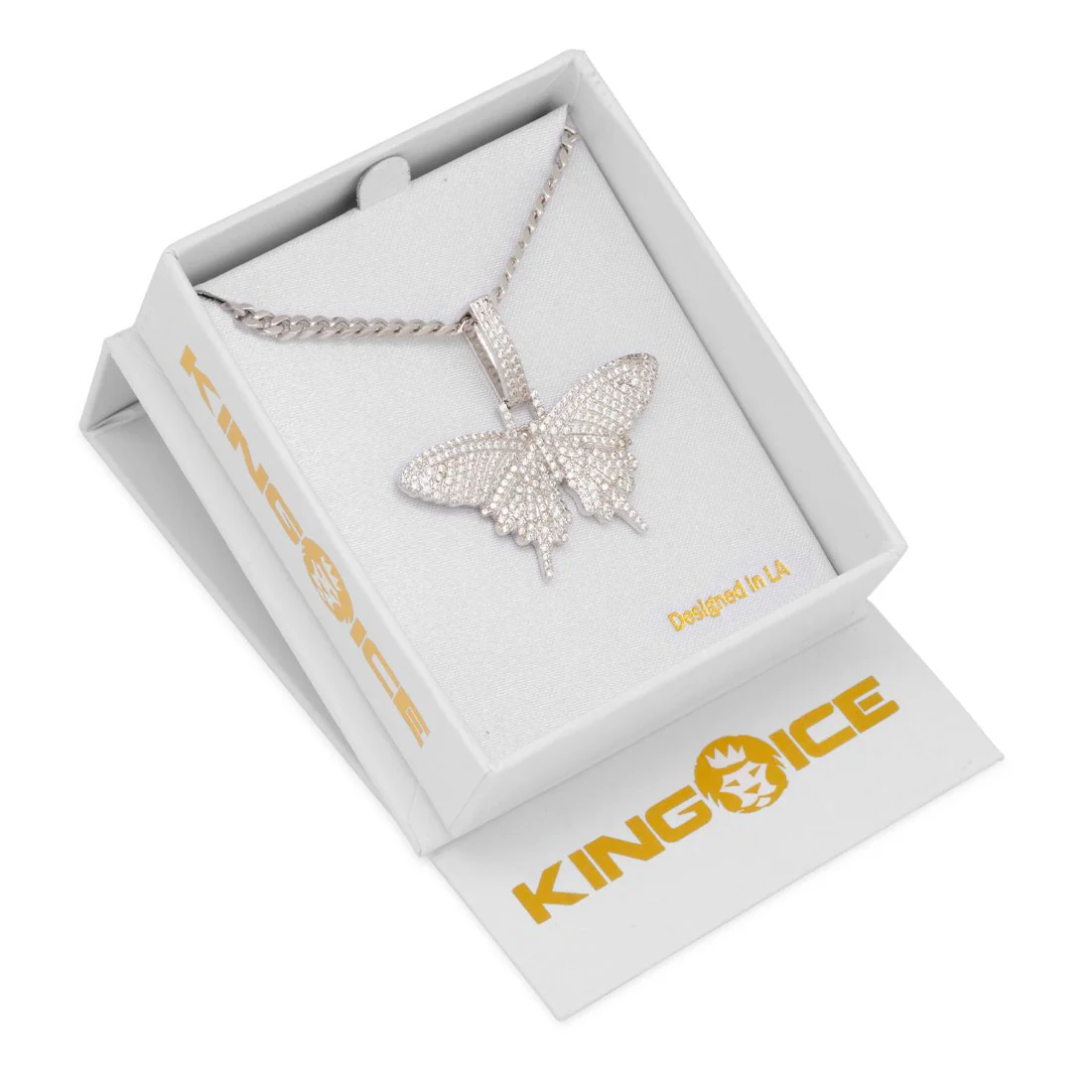 Iced Butterfly Necklace - Image 9