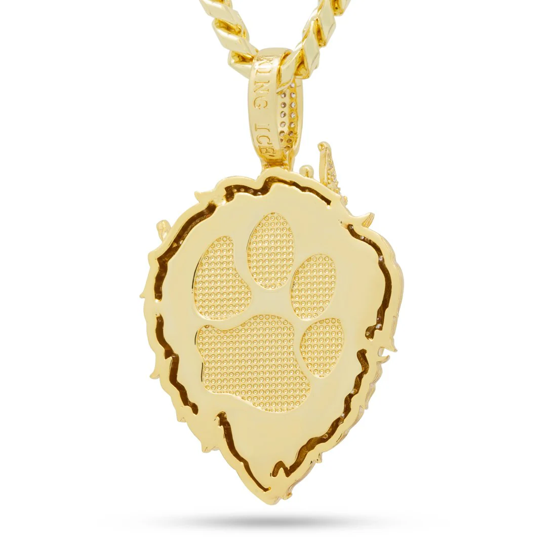 Iced Classic Roaring Lion Necklace - Image 7