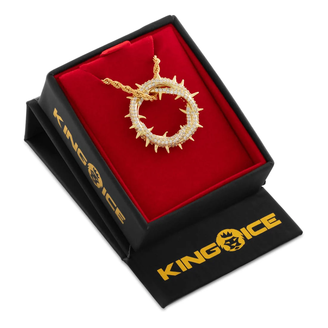 Iced Crown of Thorns Necklace - Image 4
