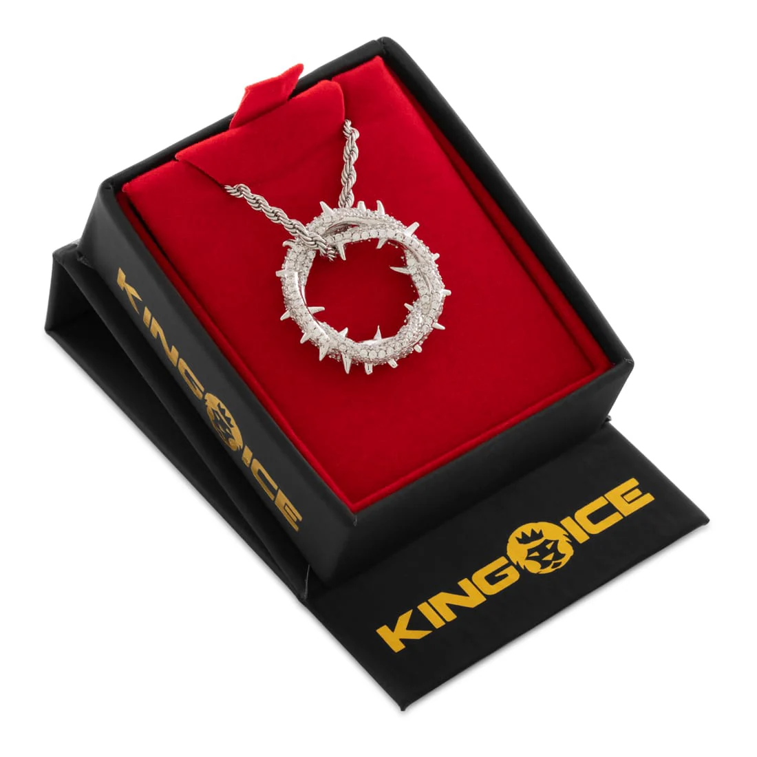 Iced Crown of Thorns Necklace - Image 8