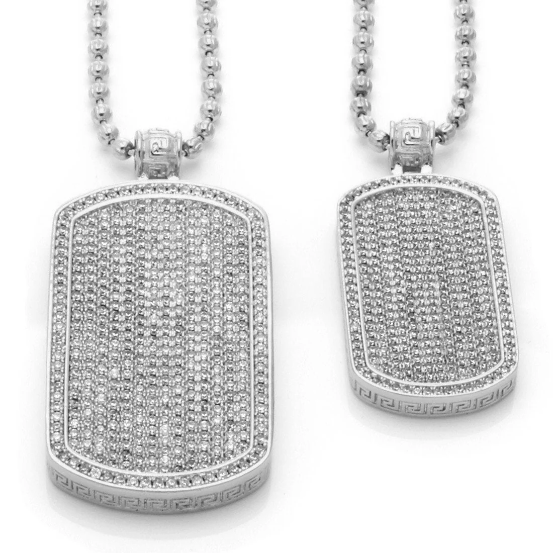 Iced Dog Tag Necklace - Image 13