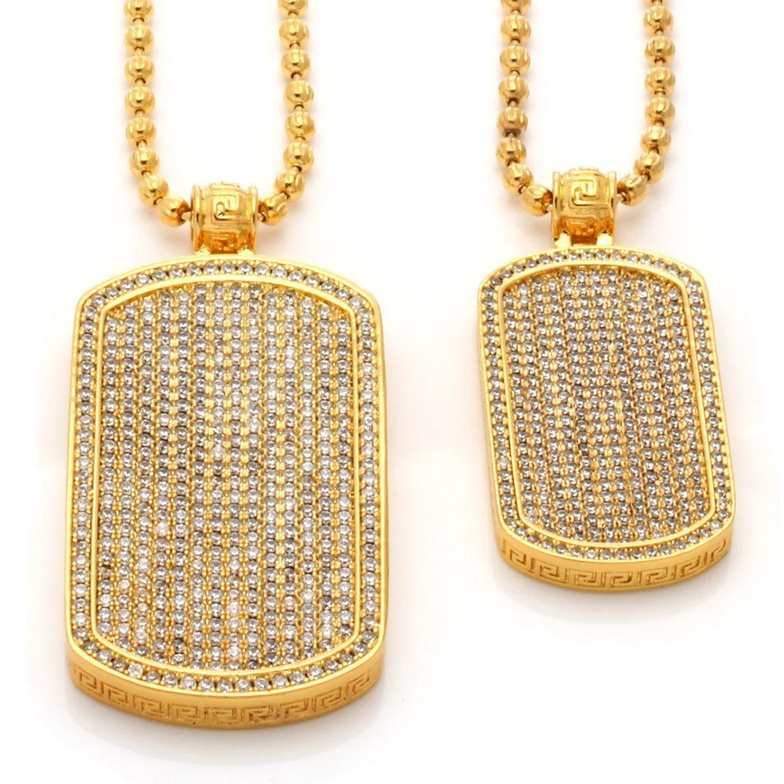 Iced Dog Tag Necklace - Image 5