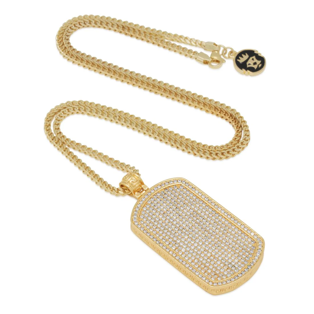 Iced Dog Tag Necklace - Image 6