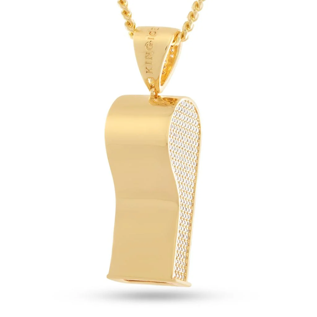 Iced Final Call Whistle Necklace - Image 3