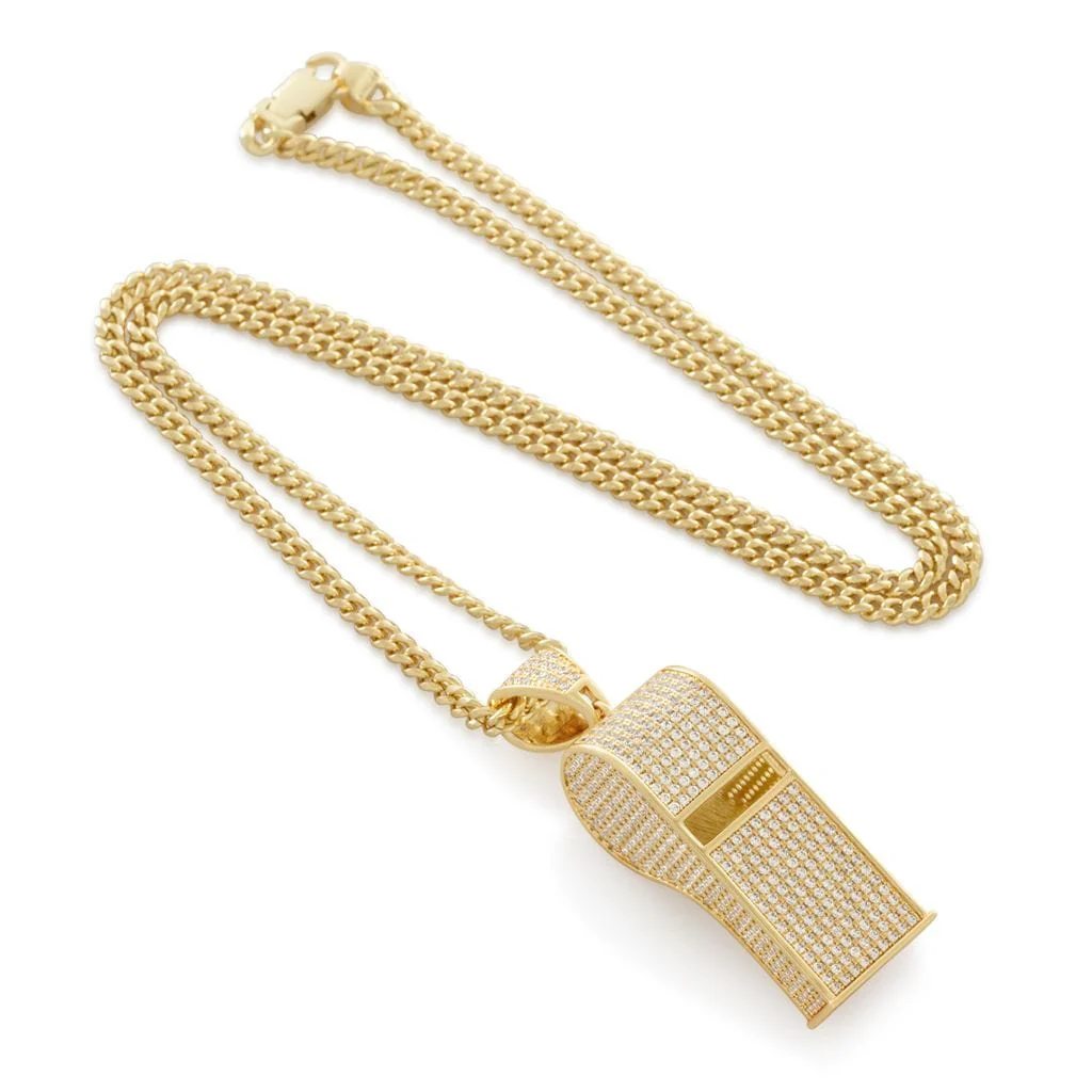 Iced Final Call Whistle Necklace - Image 4