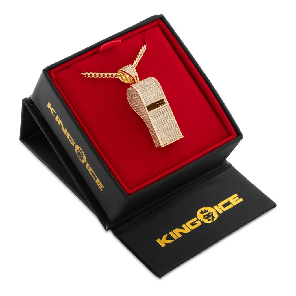 Iced Final Call Whistle Necklace - Image 5