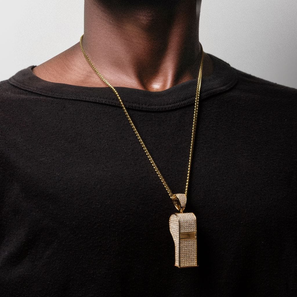 Iced Final Call Whistle Necklace - Image 6