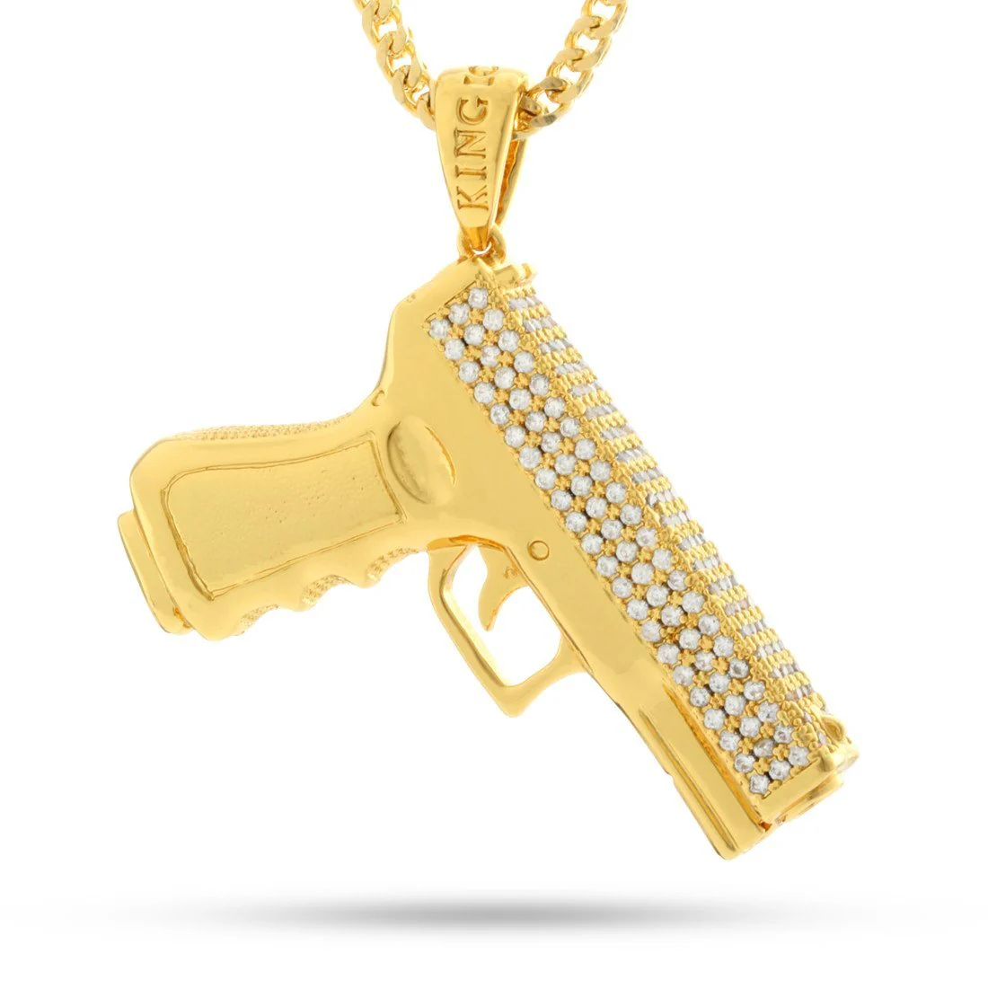 Iced Handgun Necklace - Image 2
