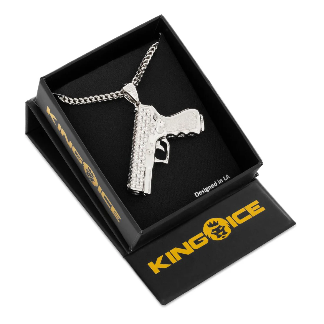 Iced Handgun Necklace - Image 6