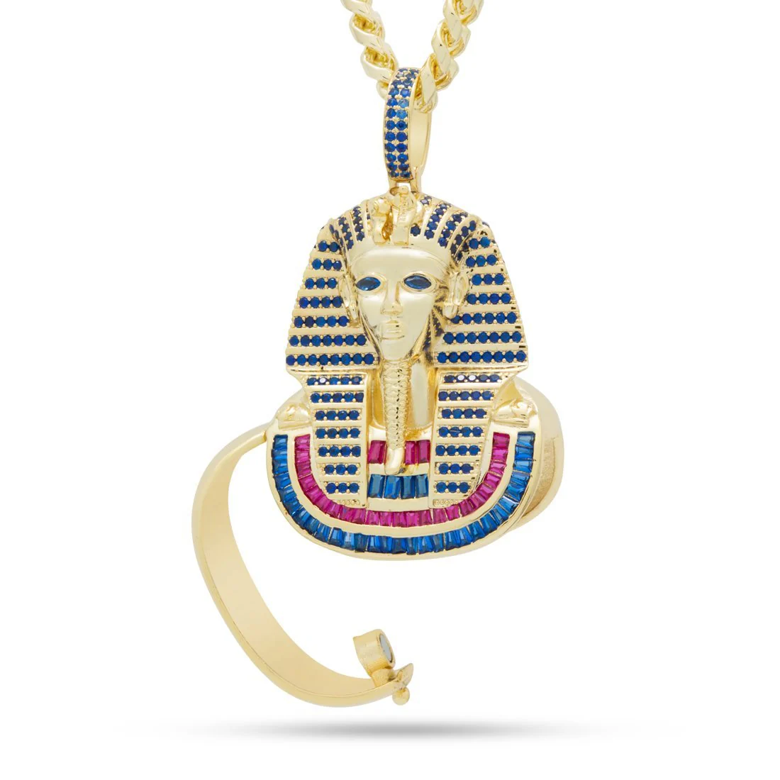 Iced King Tut Stash Necklace - Image 3