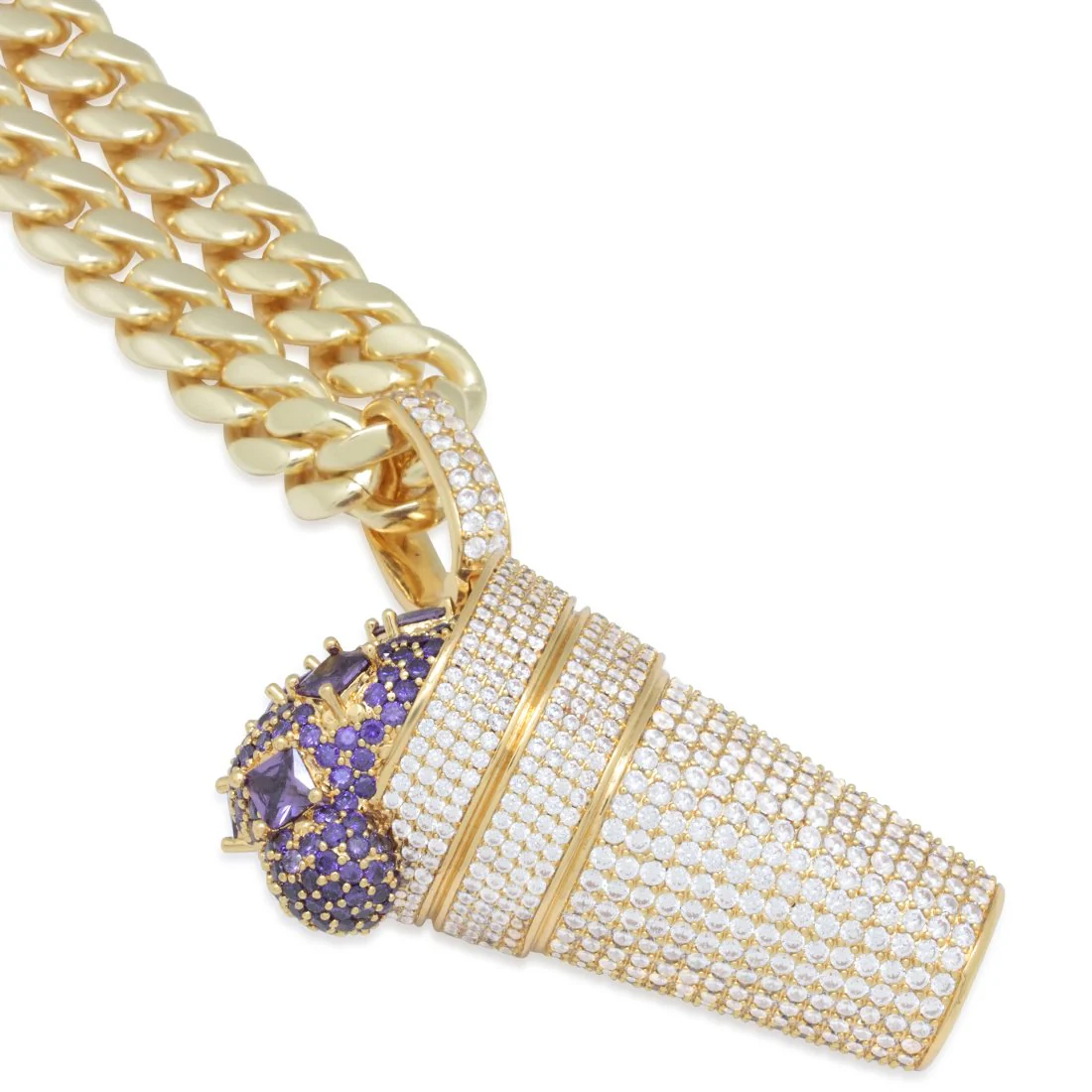 Iced Purple Drank Necklace - Image 3