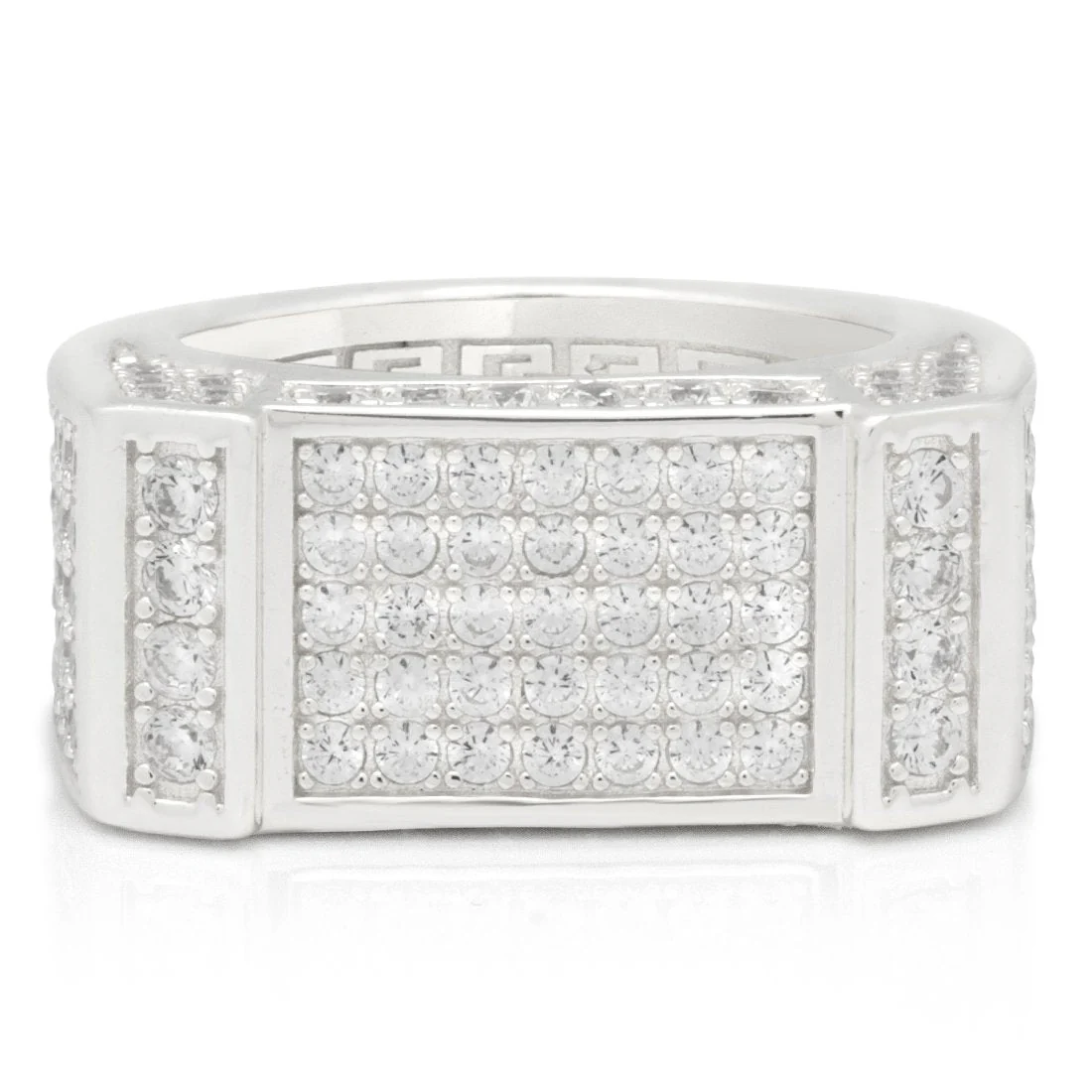 Iced Rectangle Ring - Image 5