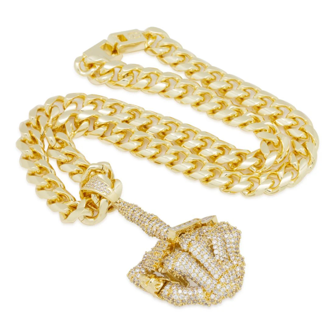 Iced Skeleton Flip Necklace - Image 3