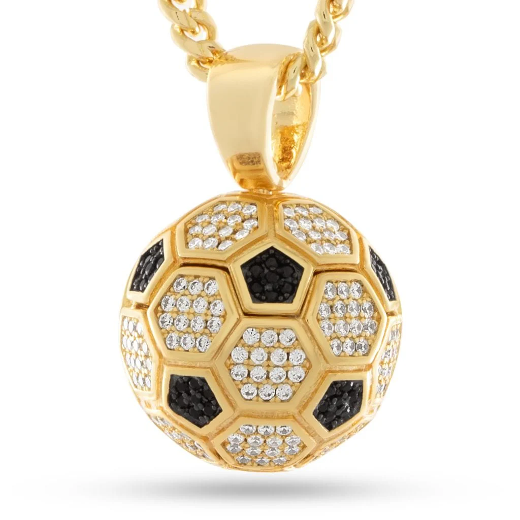 Iced World Match Ball Necklace - Image 2