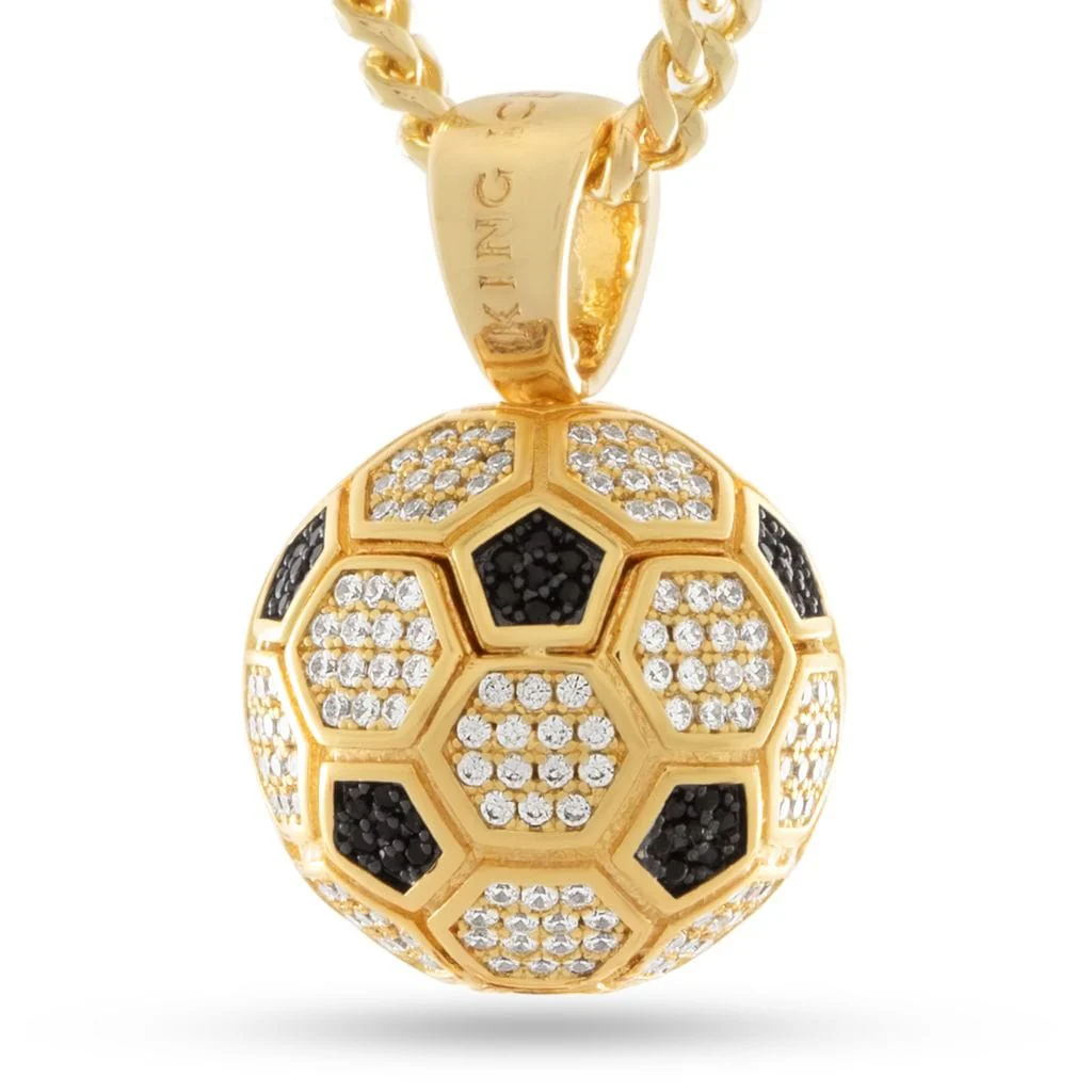 Iced World Match Ball Necklace - Image 4
