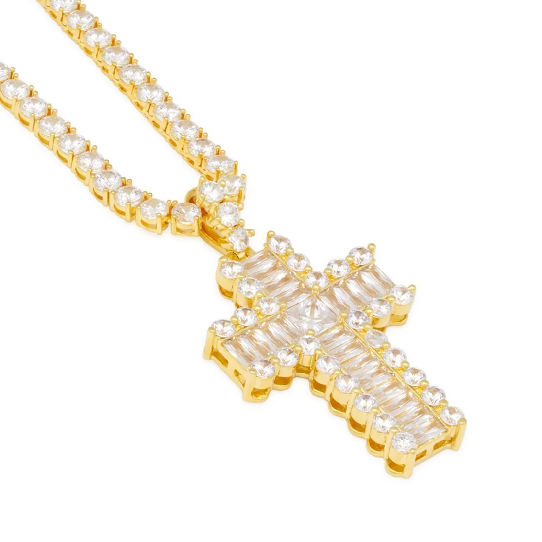 Icy Cross Necklace - Image 8
