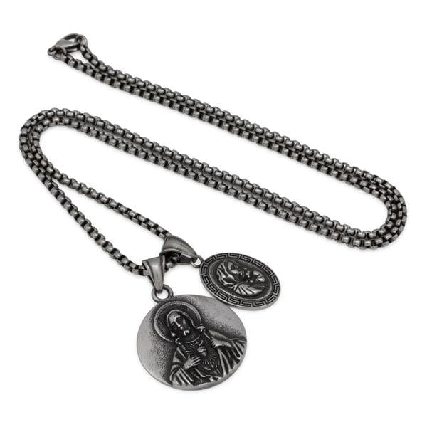Jesus and Mary Necklace - Image 2