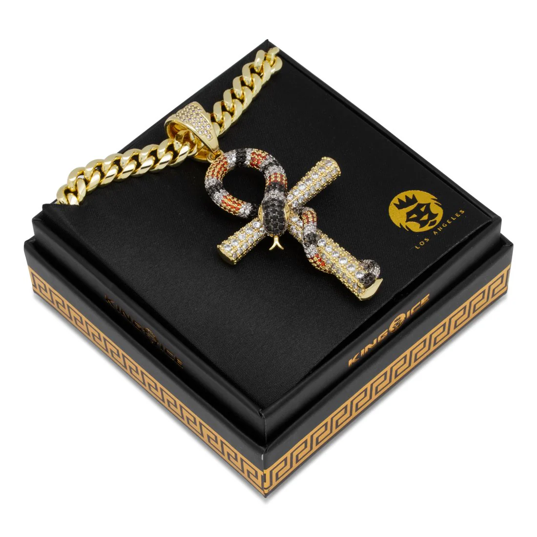 King Snake Ankh Key Necklace - Image 4