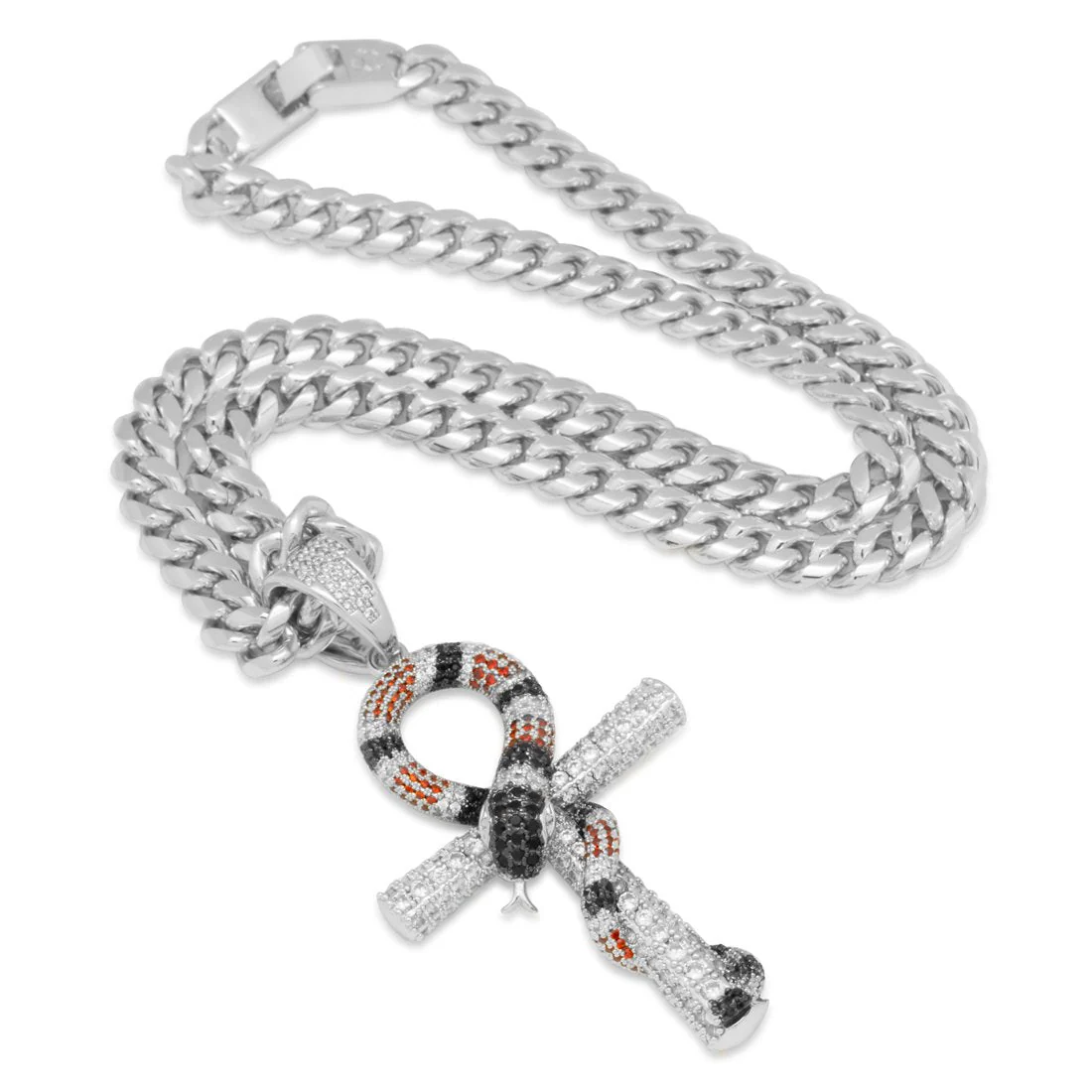 King Snake Ankh Key Necklace - Image 8