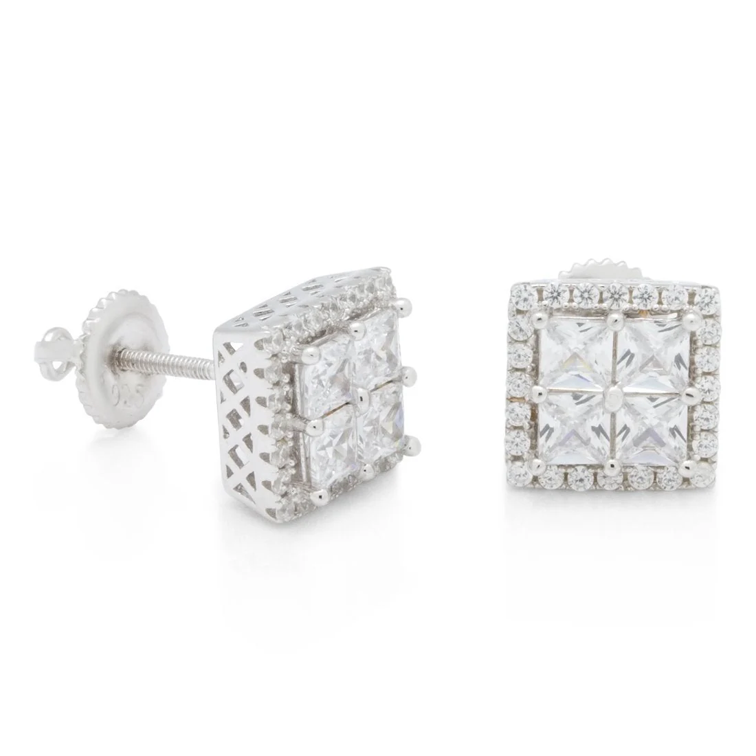 Layered Stud Earrings - Image 3