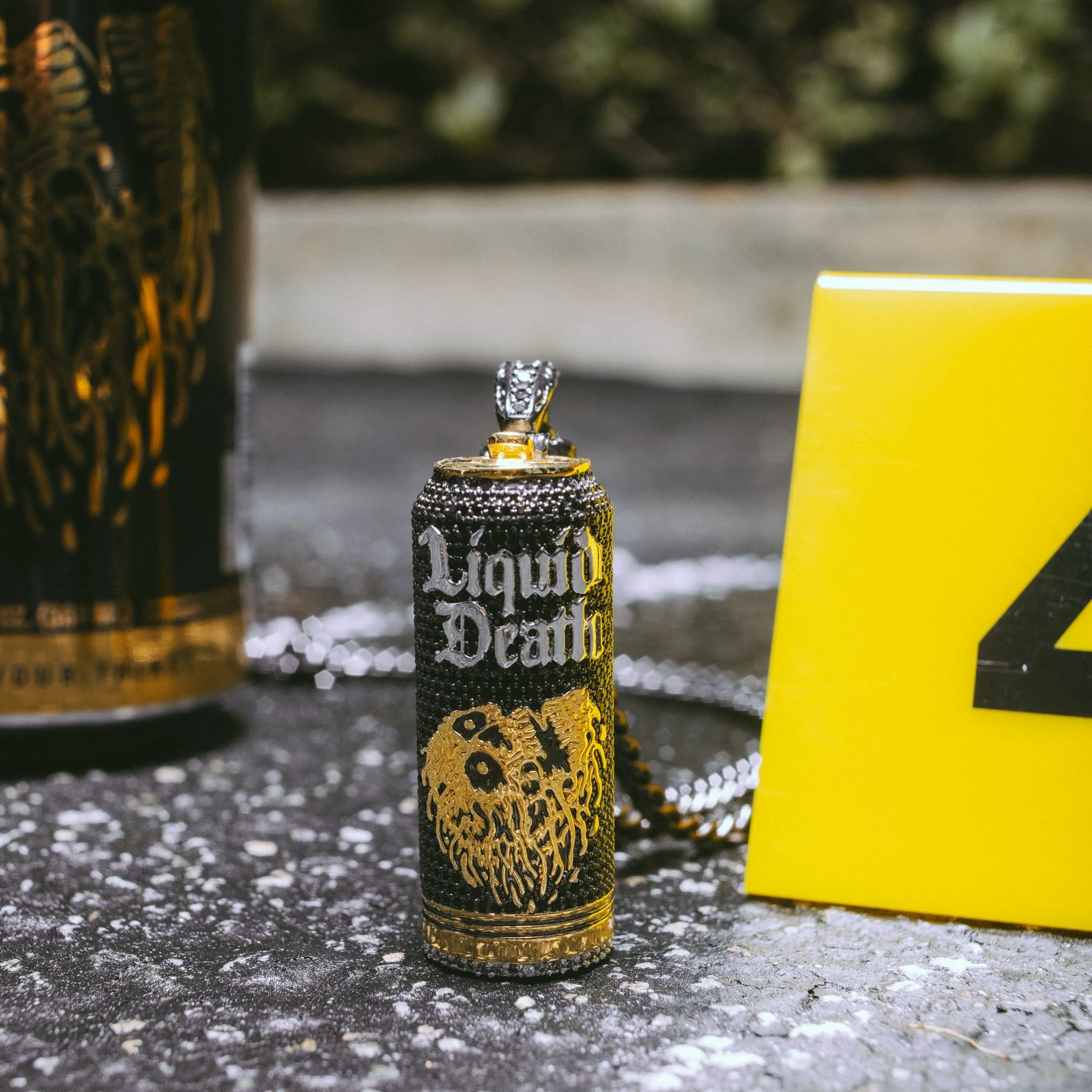 Liquid Death x King Ice - Iced Sparkling Water Can Necklace