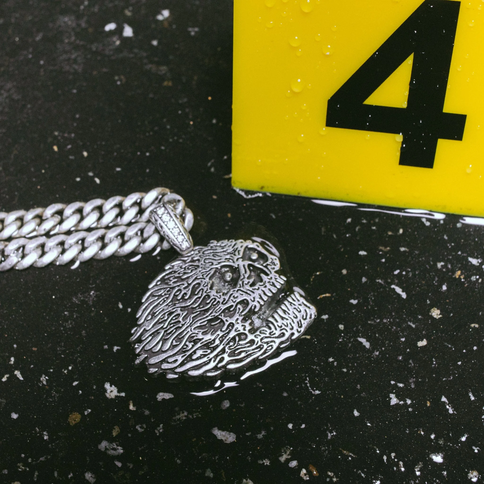 Liquid Death x King Ice - Skull Necklace