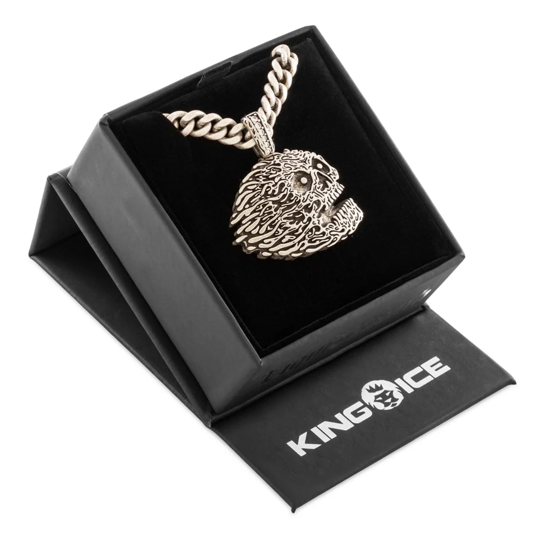Liquid Death x King Ice - Skull Necklace - Image 4