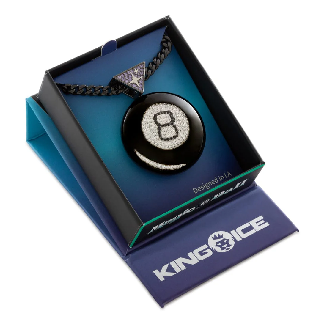 Magic 8 Ball x King Ice - Magic 8 Ball Necklace - Image 5