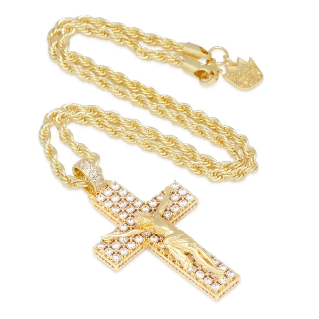 Notorious B.I.G. x King Ice - Biggie Crucifix Necklace - Image 3