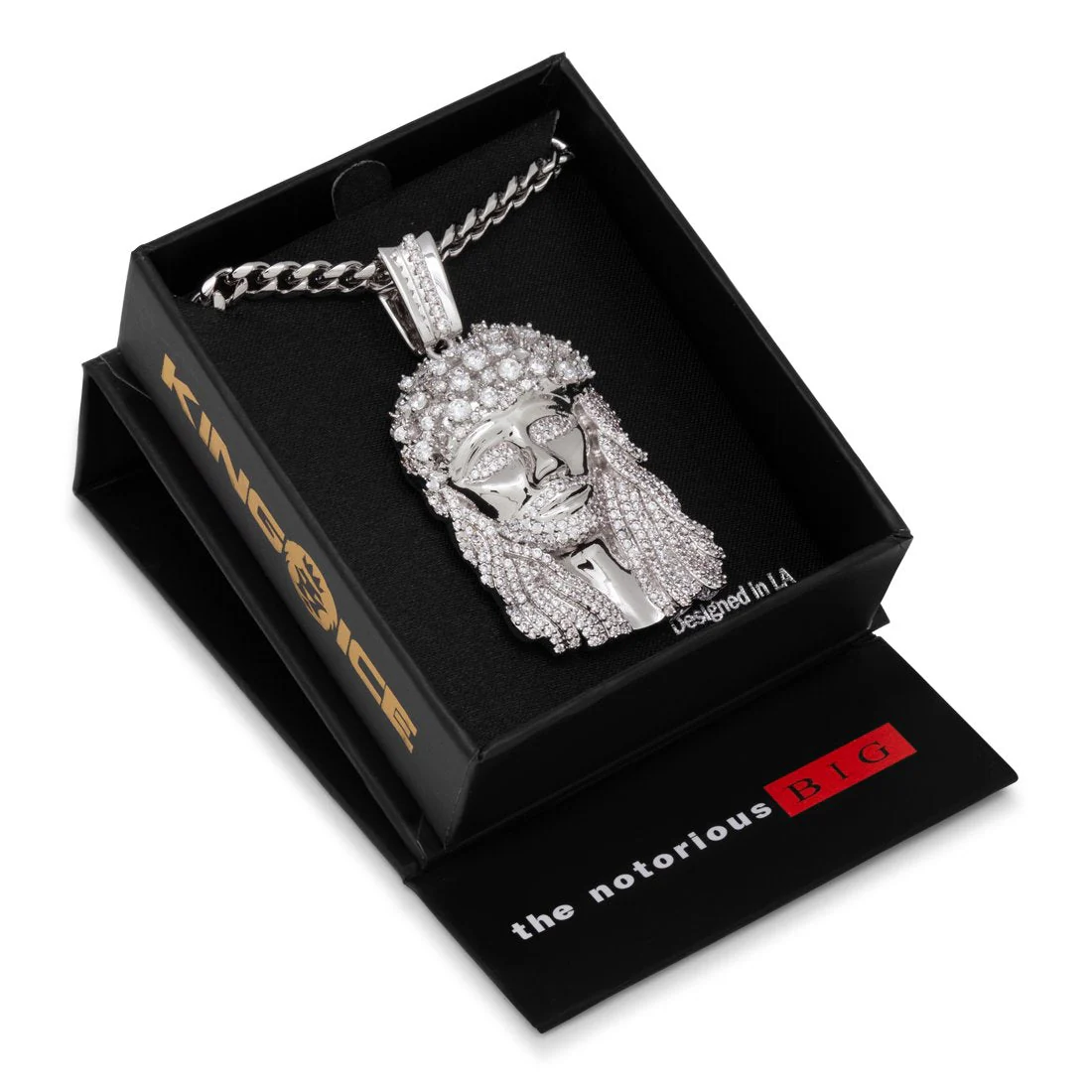 Notorious B.I.G. x King Ice - Biggie Jesus Necklace - Image 13