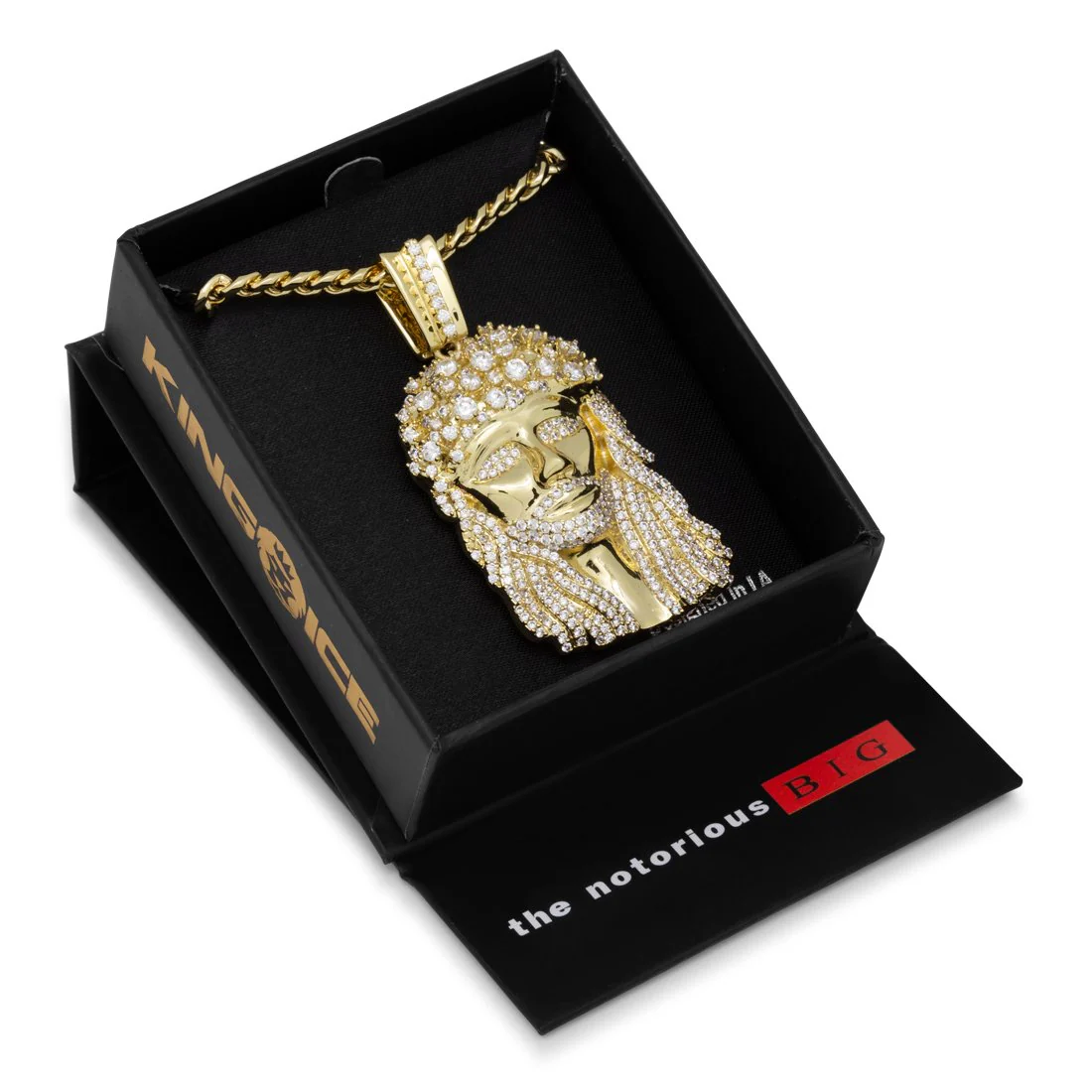 Notorious B.I.G. x King Ice - Biggie Jesus Necklace - Image 9