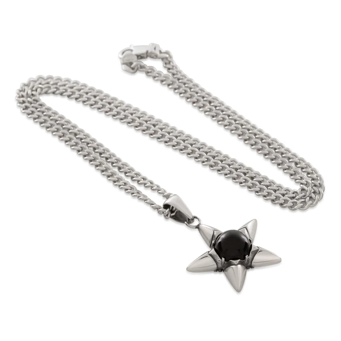 Obsidian Crest Star Necklace - Image 3