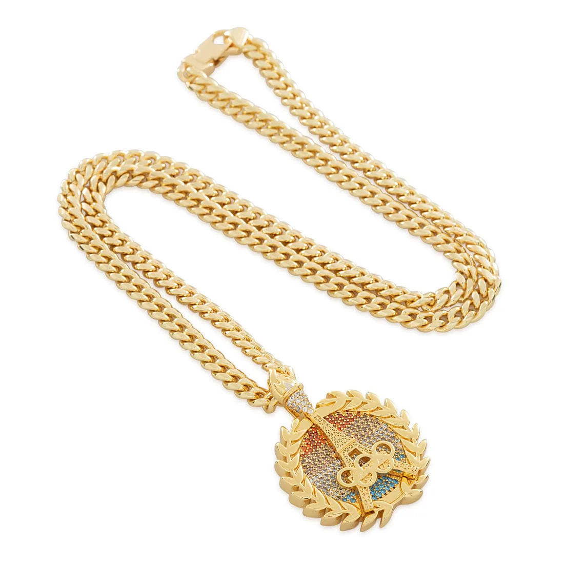 Paris '24 Commemorative Gold Medal Necklace - Image 3