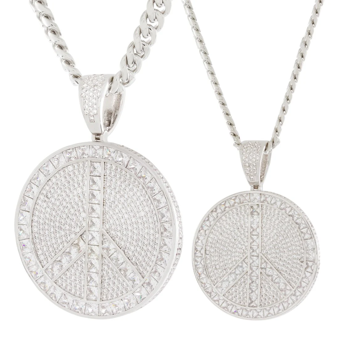 Peace and Love Medallion Necklace - Image 15