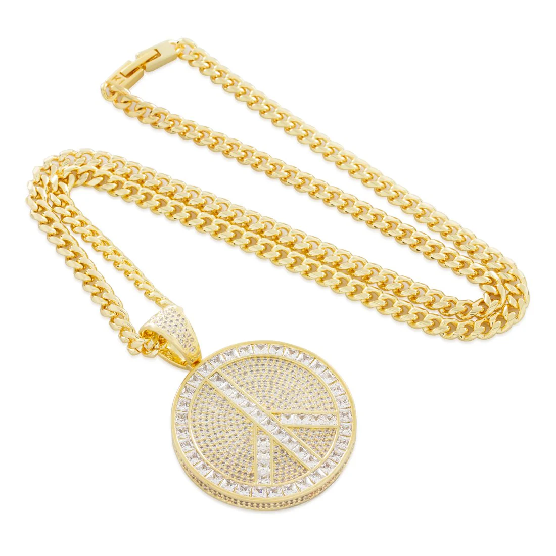 Peace and Love Medallion Necklace - Image 3