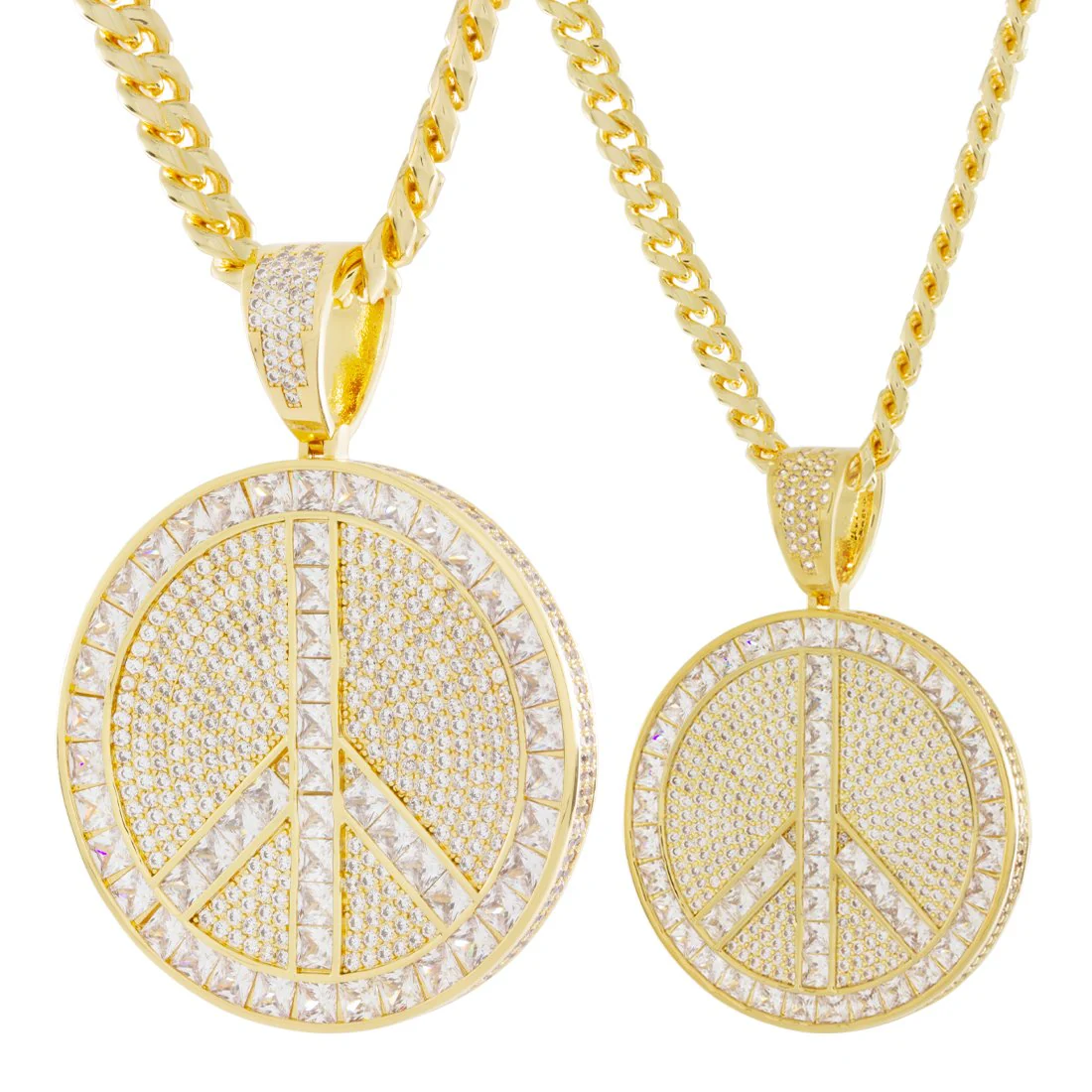 Peace and Love Medallion Necklace - Image 5