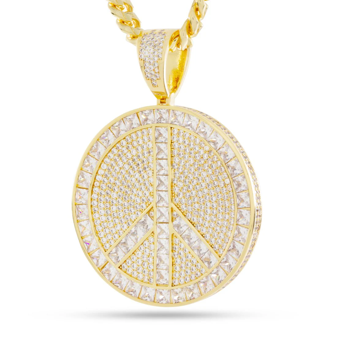 Peace and Love Medallion Necklace - Image 6