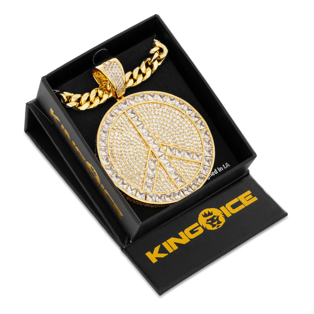 Peace and Love Medallion Necklace - Image 9