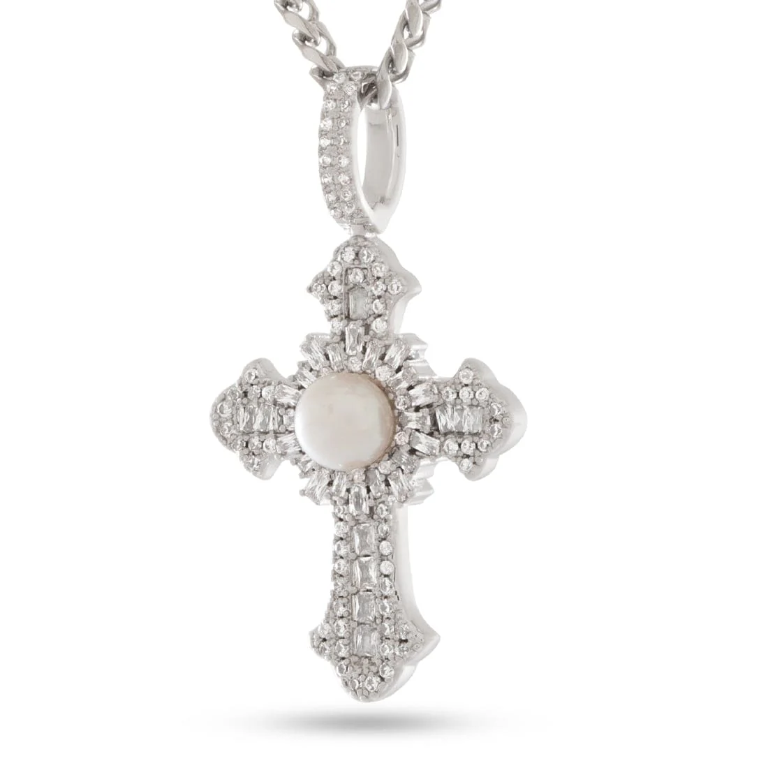 Pearl of Wisdom Cross Necklace - Image 5