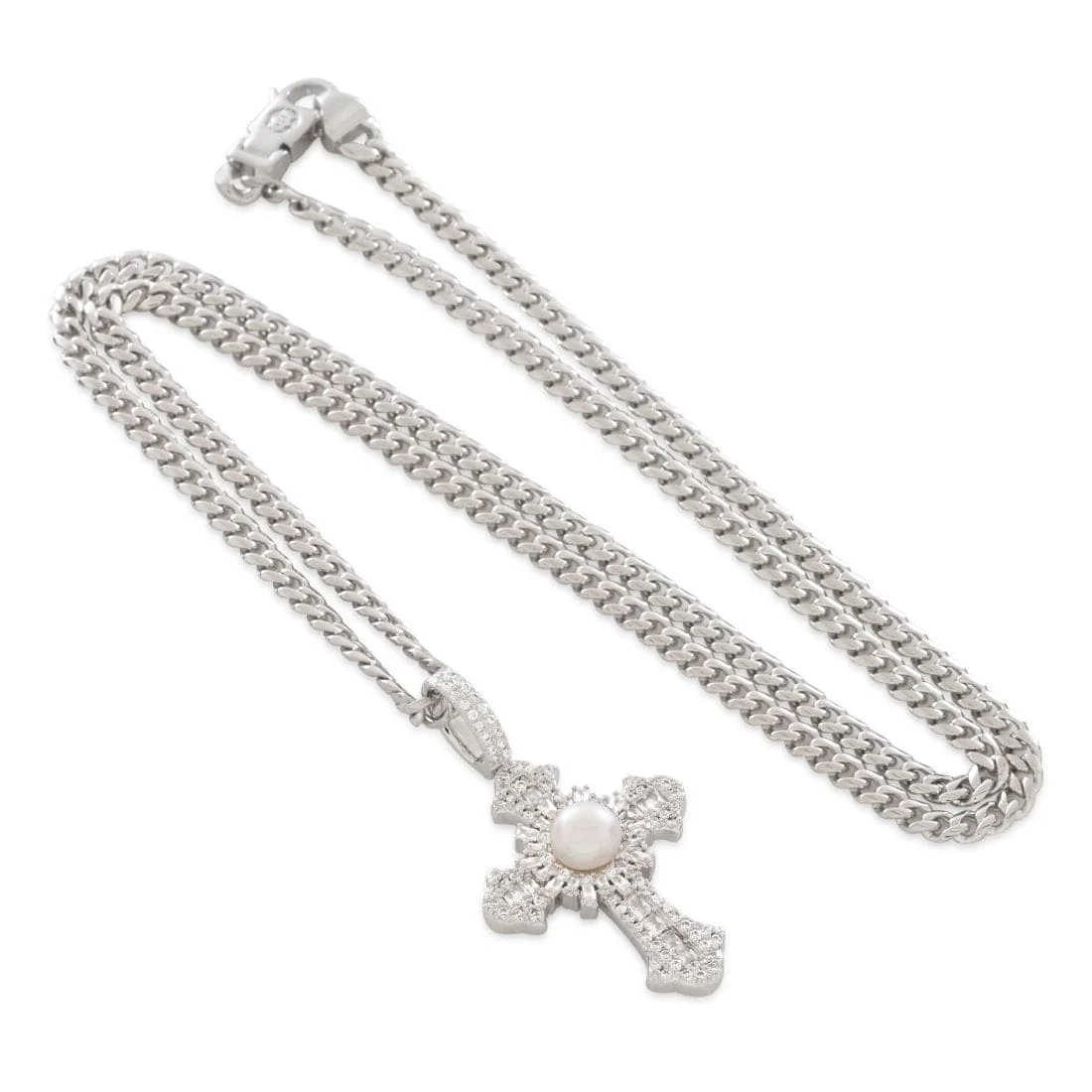 Pearl of Wisdom Cross Necklace - Image 7