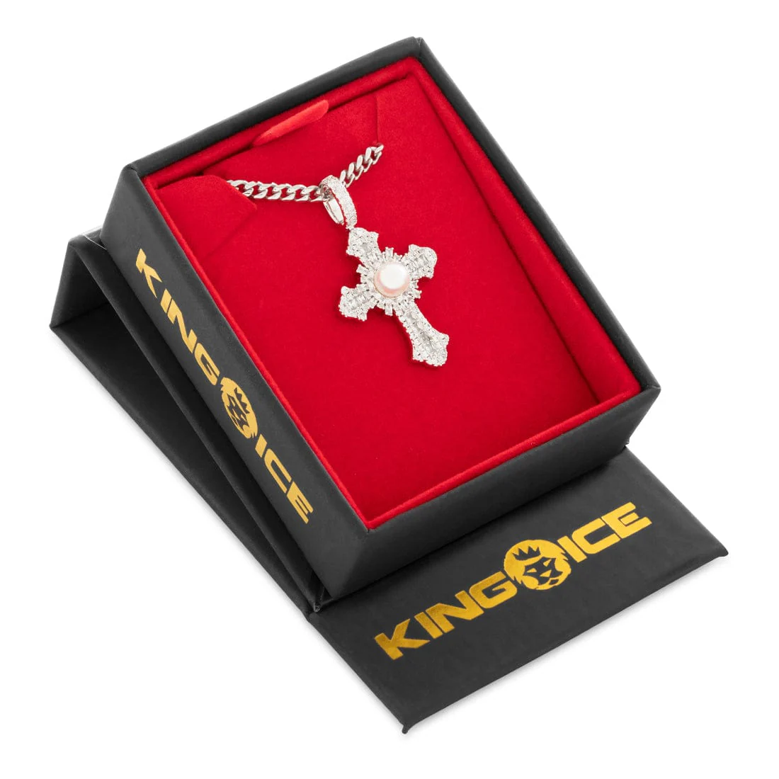 Pearl of Wisdom Cross Necklace - Image 8