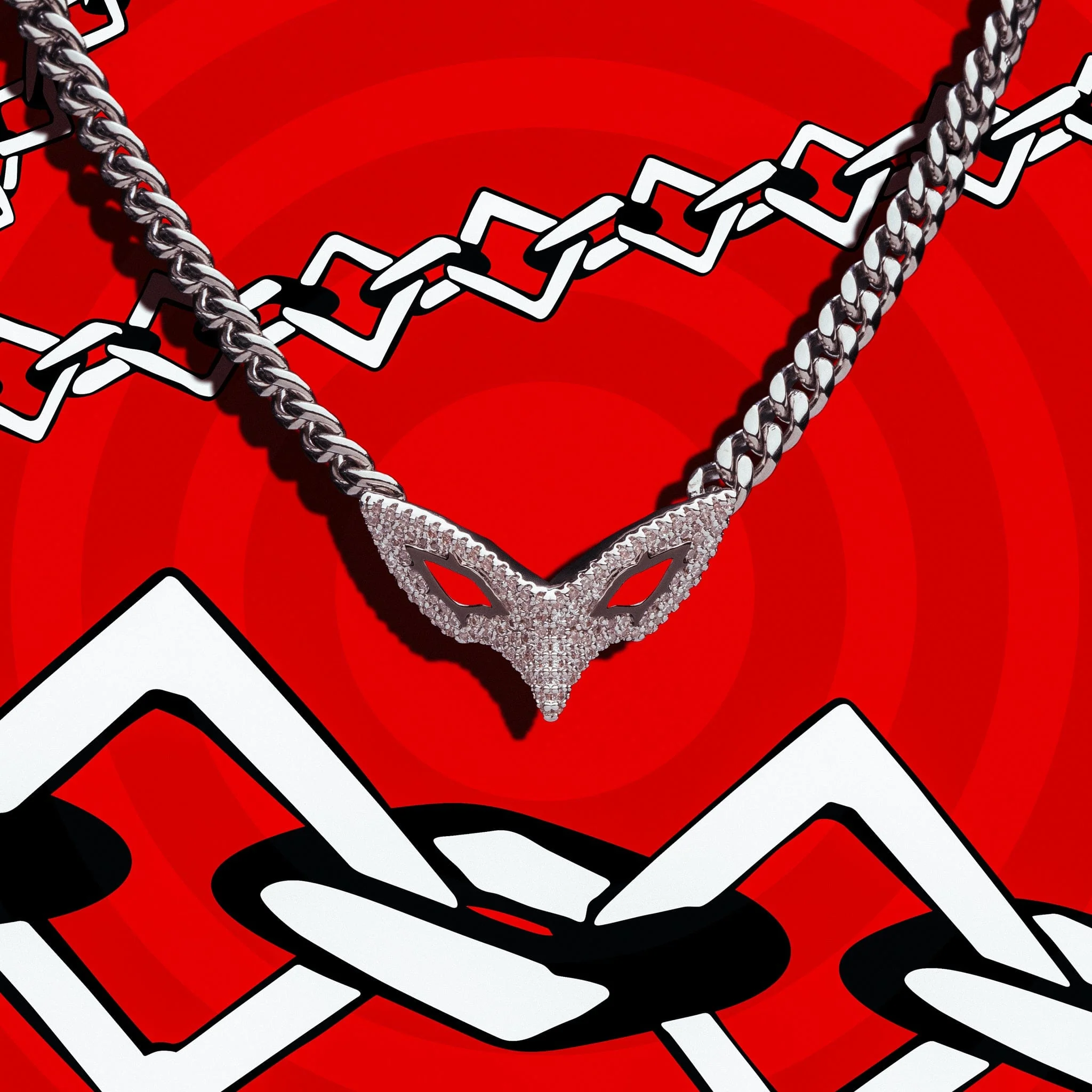 Persona 5 Royal x King Ice - Joker's Mask Necklace