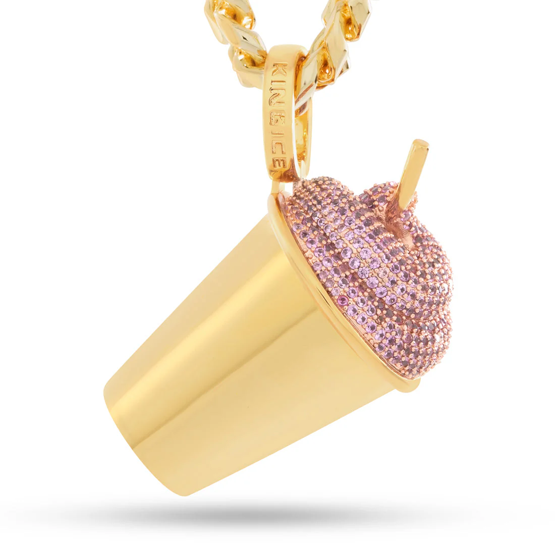 Slurpee® x King Ice - Pink Slurpee® Necklace - Image 2
