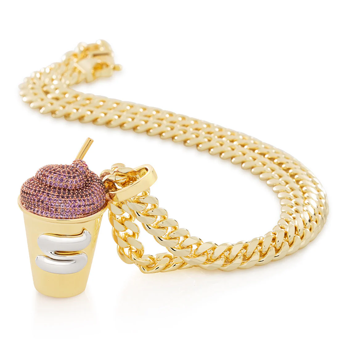 Slurpee® x King Ice - Pink Slurpee® Necklace - Image 3